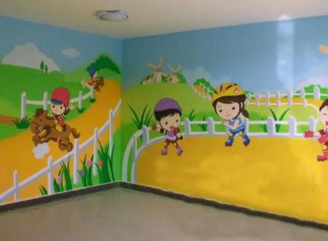 大竹幼儿园墙体彩绘制作流程及注意事项