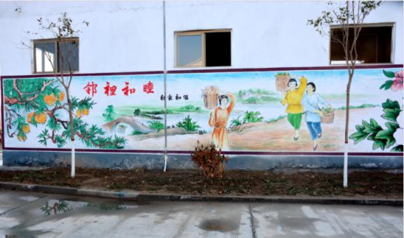 大竹乡镇文化墙 乡风文明焕发新活力