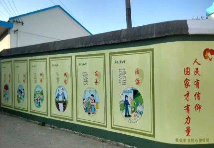 大竹文化墙施工攻略
