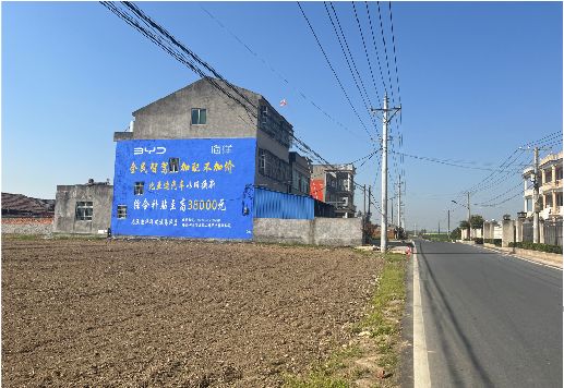 大竹墙体广告用的是什么漆？